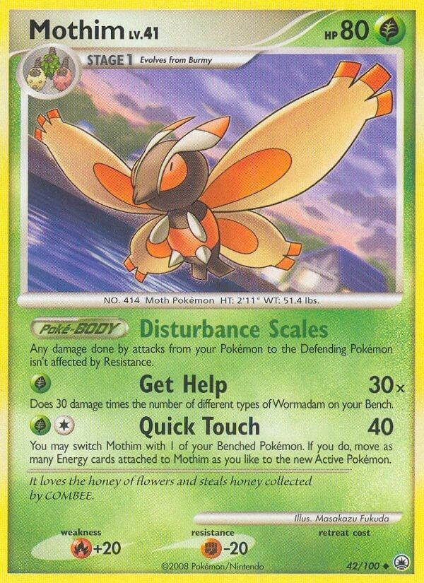 Image for Mothim (Majestic Dawn) (42/100) - Pokemon