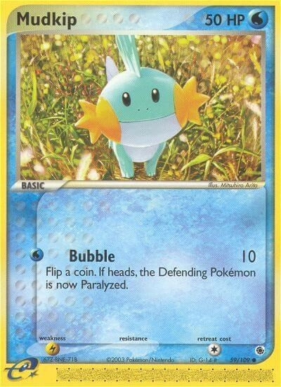 Image for Mudkip (Ruby and Sapphire) (59/109) - Pokemon