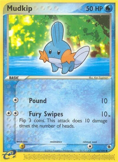 Image for Mudkip (Ruby and Sapphire) (60/109) - Pokemon