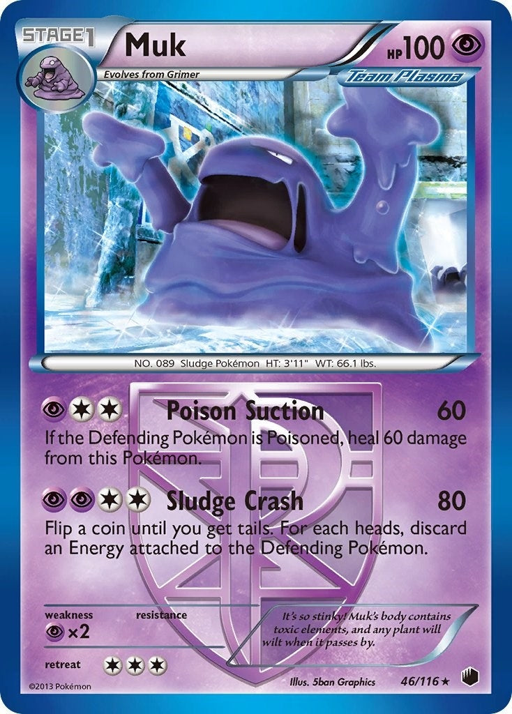 Image for Muk (Team Plasma) (Plasma Freeze) (46/116) - Pokemon