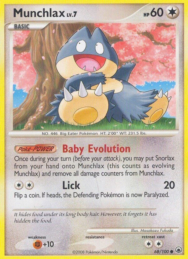 Image for Munchlax (Majestic Dawn) (68/100) - Pokemon
