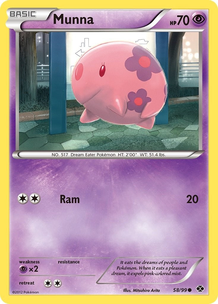 Image for Munna (Next Destinies) (58/99) - Pokemon