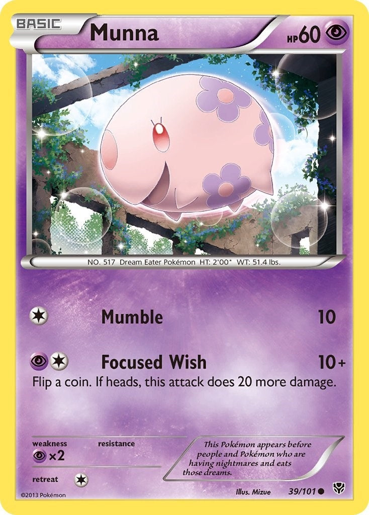 Image for Munna (Plasma Blast) (39/101) - Pokemon