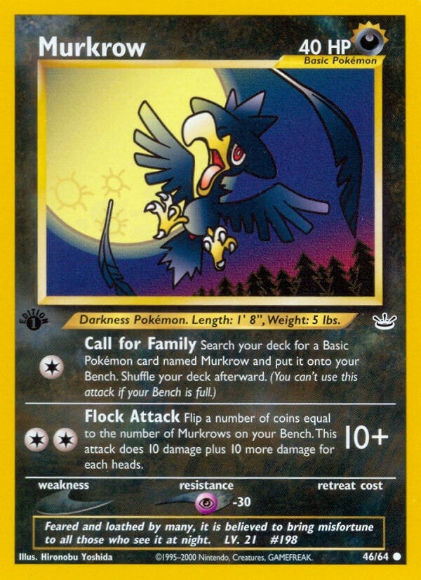 Image for Murkrow (Neo Revelation) (46/64) - Pokemon
