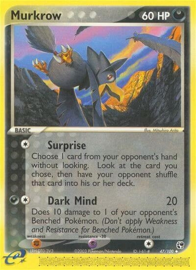 Image for Murkrow (Sandstorm) (47/100) - Pokemon