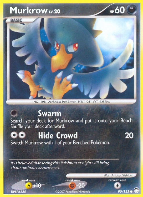 Image for Murkrow (Mysterious Treasures) (90/123) - Pokemon
