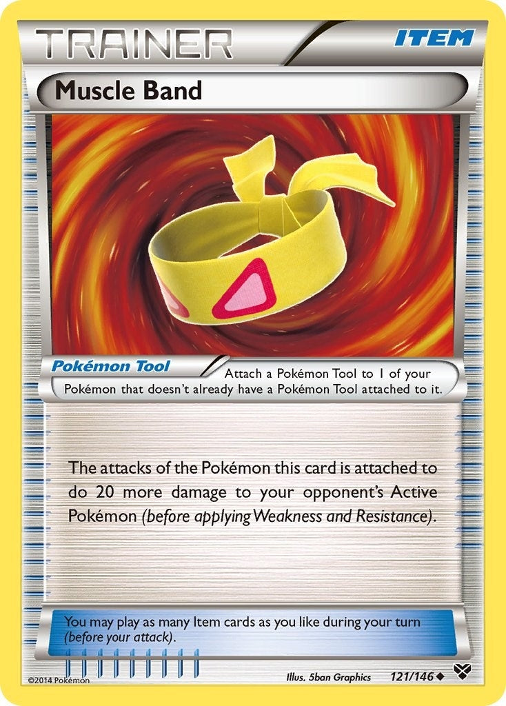 Image for Muscle Band (XY Base Set) (121/146) - Pokemon