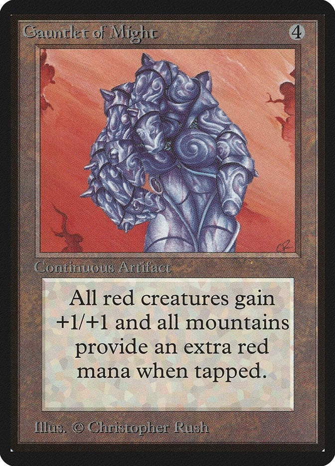 Image for Gauntlet of Might (Beta Edition) - Magic: The Gathering