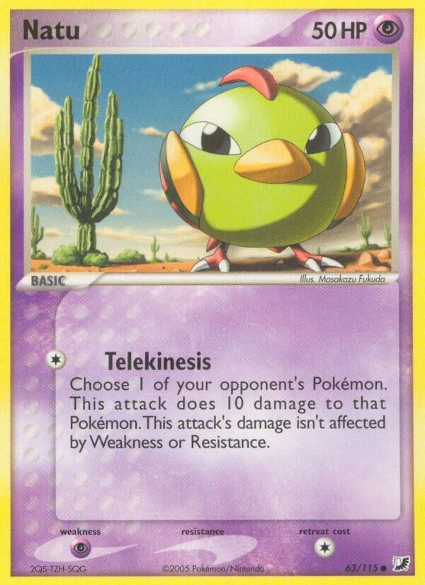 Image for Natu (Unseen Forces) (63/115) - Pokemon