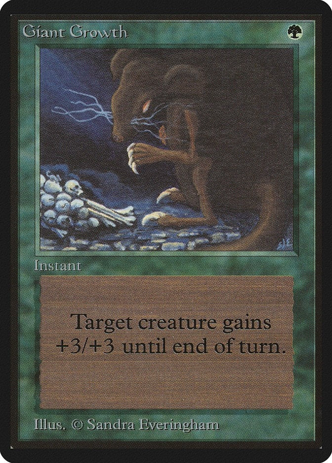 Image for Giant Growth (Beta Edition) - Magic: The Gathering