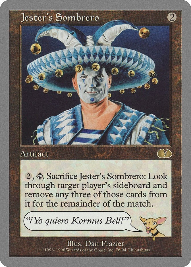 Image for Jester's Sombrero (Unglued) (76) - Magic: The Gathering