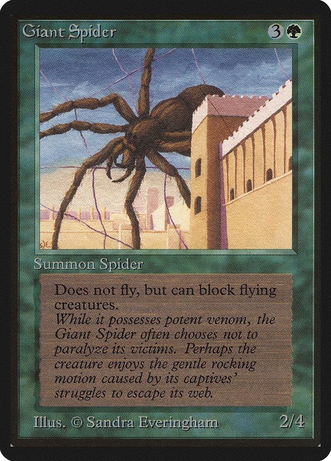 Image for Giant Spider (Beta Edition) - Magic: The Gathering