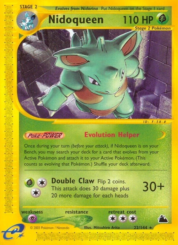 Image for Nidoqueen (22) (Skyridge) (022/144) - Pokemon
