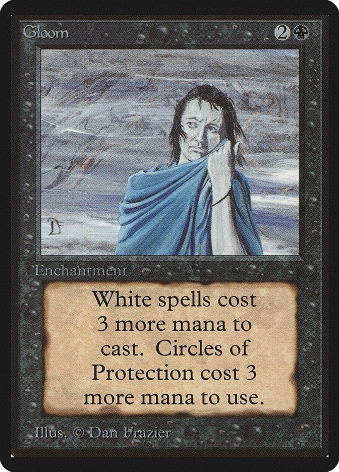 Image for Gloom (Beta Edition) - Magic: The Gathering