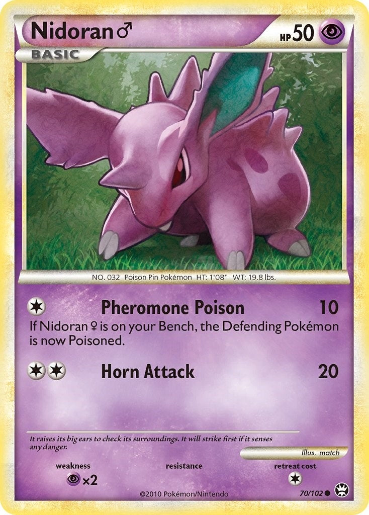 Image for Nidoran M (Triumphant) (70/102) - Pokemon