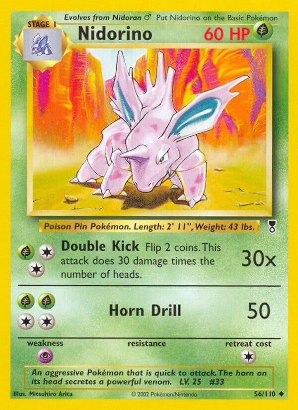 Image for Nidorino (Legendary Collection) (056/110) - Pokemon