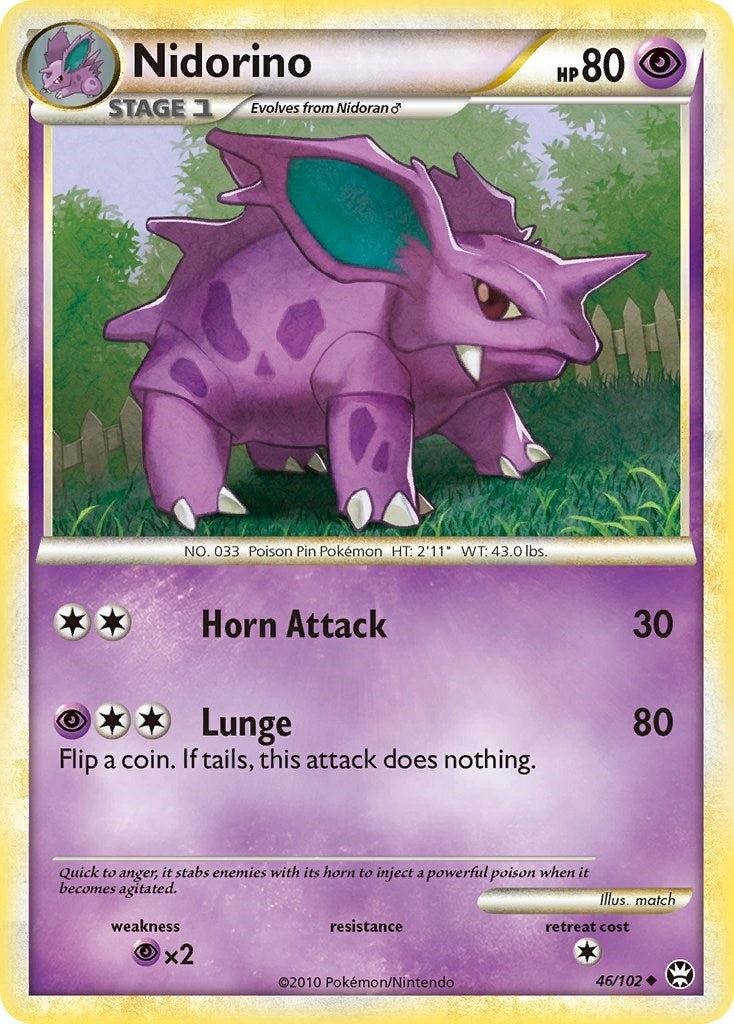 Image for Nidorino (Triumphant) (46/102) - Pokemon