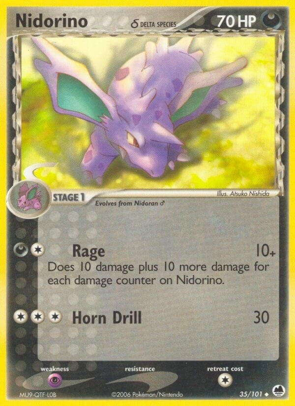 Image for Nidorino (Delta Species) (Dragon Frontiers) (35/101) - Pokemon