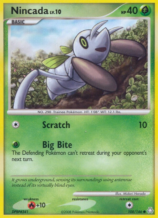 Image for Nincada (Legends Awakened) (108/146) - Pokemon