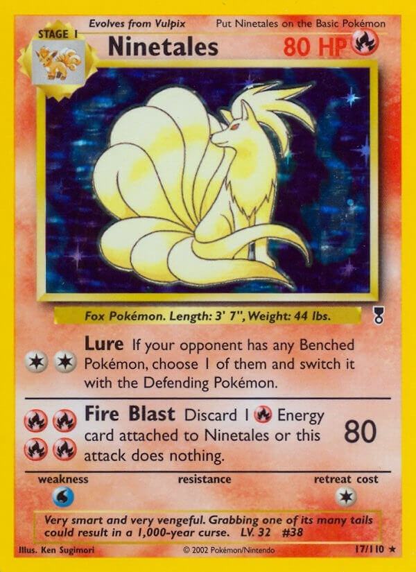 Image for Ninetales (Legendary Collection) (017/110) - Pokemon
