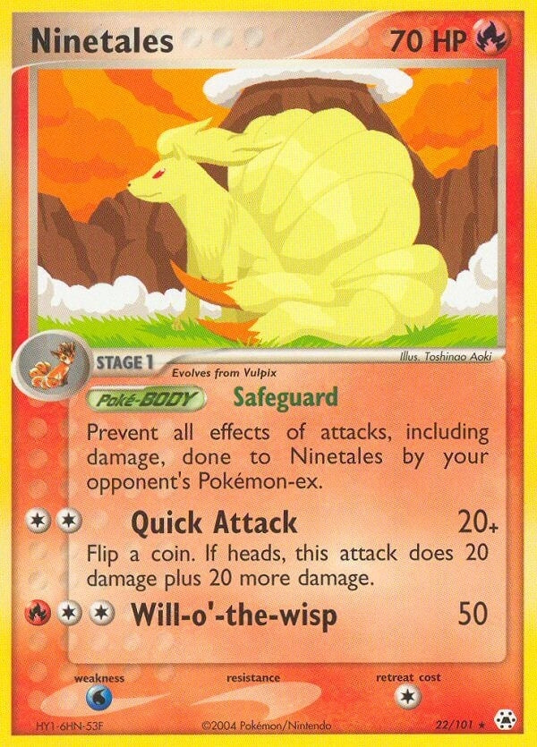 Image for Ninetales (Hidden Legends) (22/101) - Pokemon