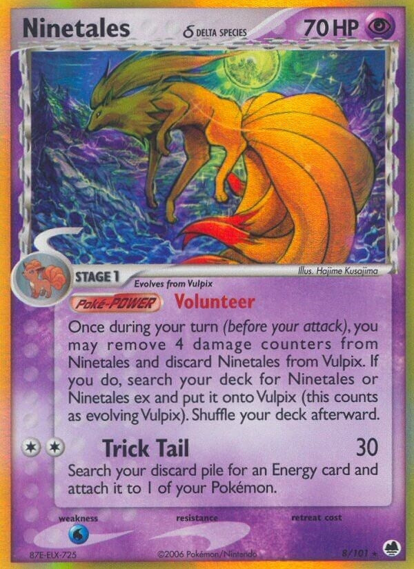 Image for Ninetales (Delta Species) (Dragon Frontiers) (8/101) - Pokemon