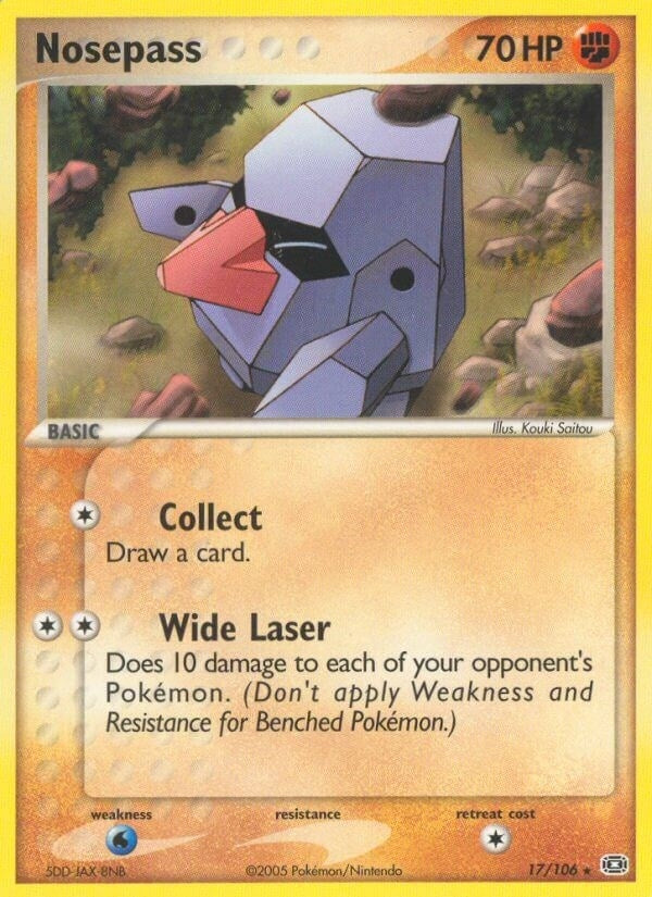 Image for Nosepass (Emerald) (17/106) - Pokemon