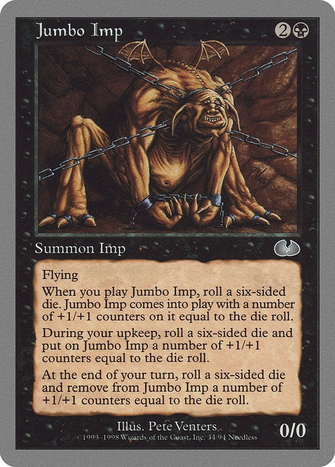Image for Jumbo Imp (Unglued) (34) - Magic: The Gathering