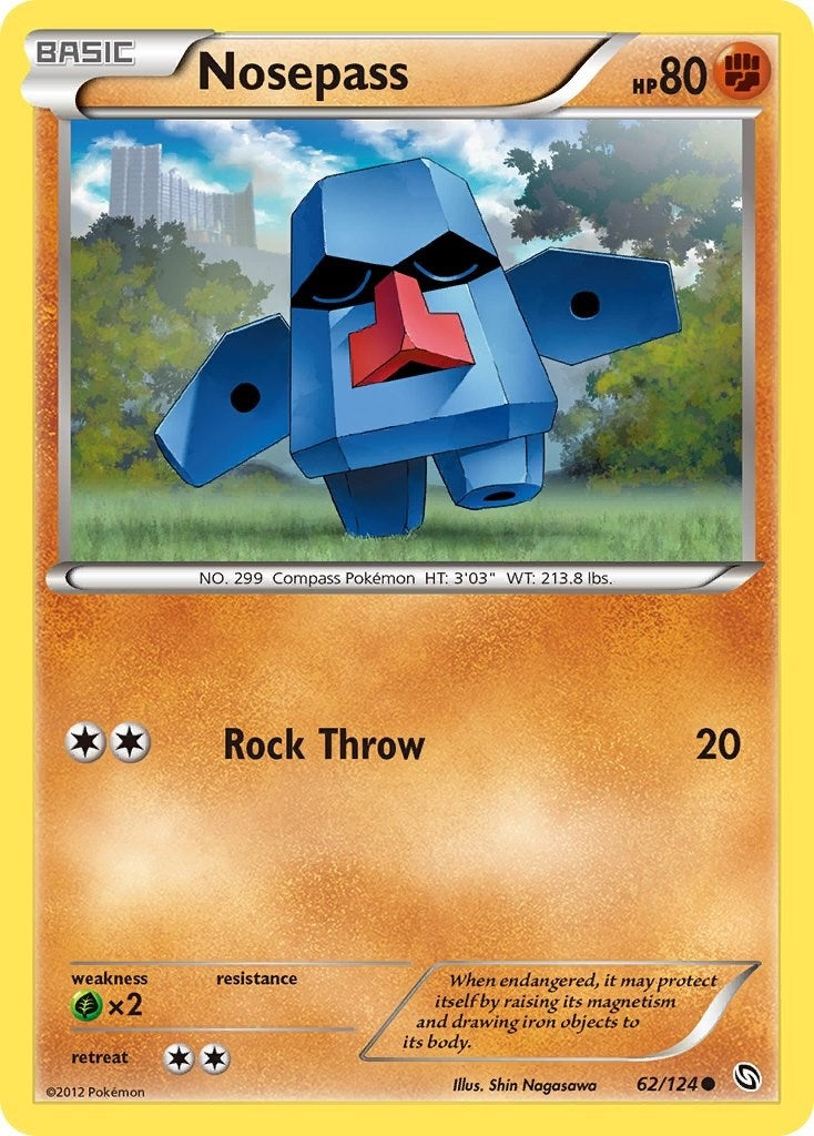 Image for Nosepass (Dragons Exalted) (62/124) - Pokemon