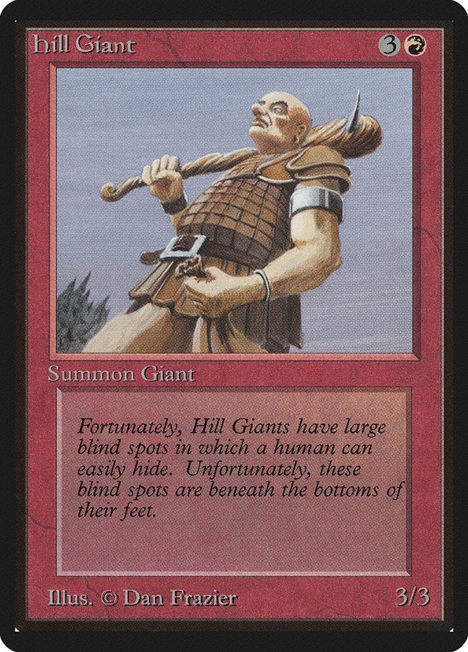 Image for Hill Giant (Beta Edition) - Magic: The Gathering