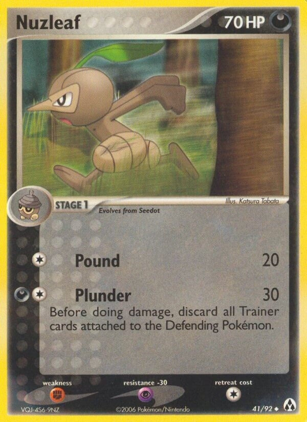 Image for Nuzleaf (Legend Maker) (41/92) - Pokemon