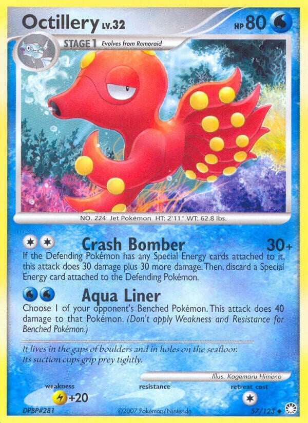 Image for Octillery (Mysterious Treasures) (57/123) - Pokemon