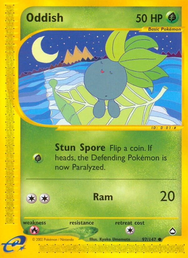 Image for Oddish (Aquapolis) (097/147) - Pokemon