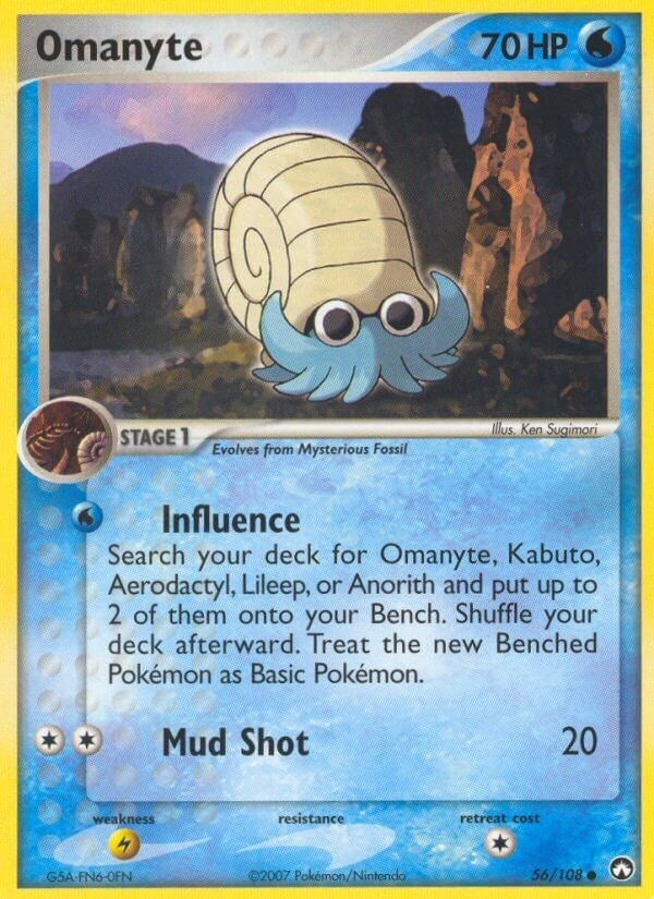Image for Omanyte (Power Keepers) (56/108) - Pokemon