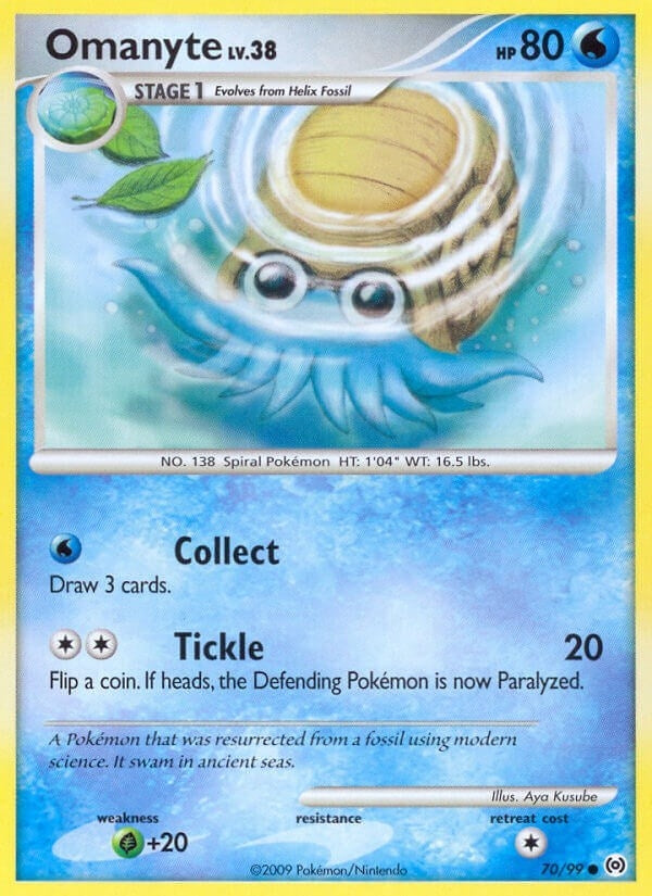 Image for Omanyte (Arceus) (70/99) - Pokemon
