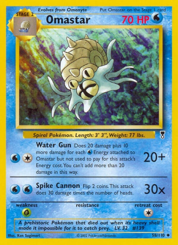 Image for Omastar (Legendary Collection) (058/110) - Pokemon
