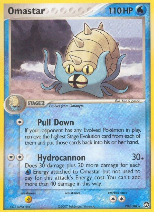 Image for Omastar (Power Keepers) (20/108) - Pokemon