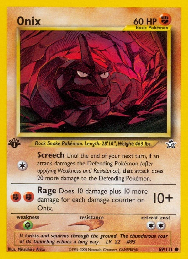 Image for Onix (Neo Genesis) (069/111) - Pokemon