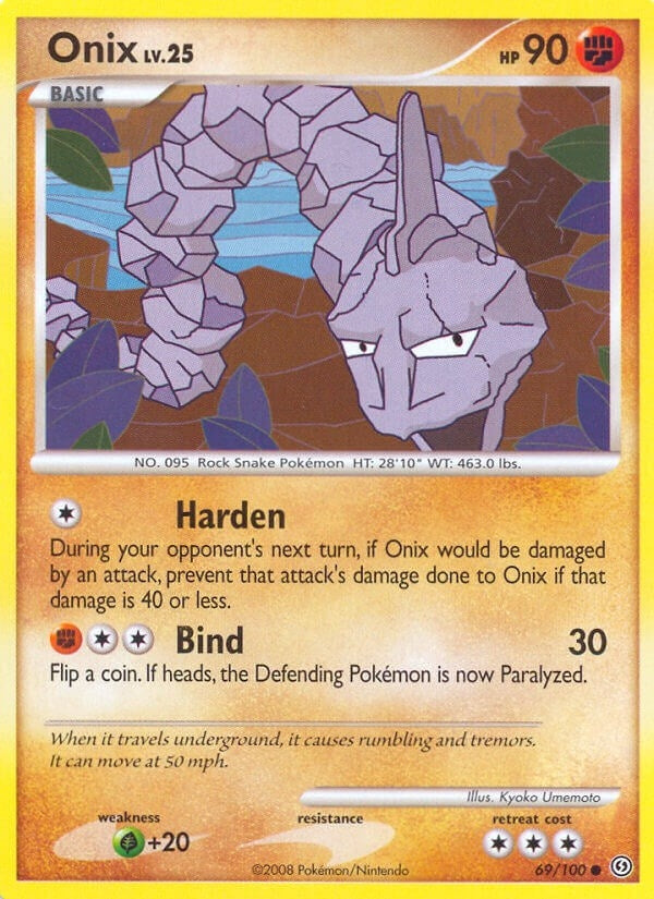 Image for Onix (Stormfront) (69/100) - Pokemon