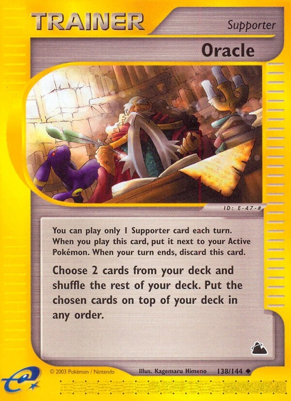 Image for Oracle (Skyridge) (138/144) - Pokemon