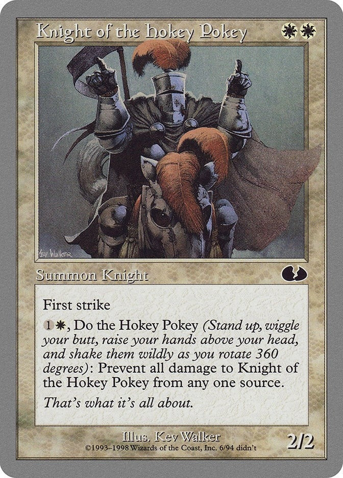 Image for Knight of the Hokey Pokey (Unglued) (6) - Magic: The Gathering