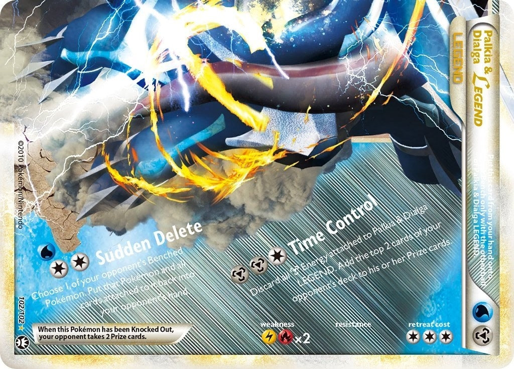 Image for Palkia & Dialga Legend (Bottom) (Triumphant) (102/102) - Pokemon