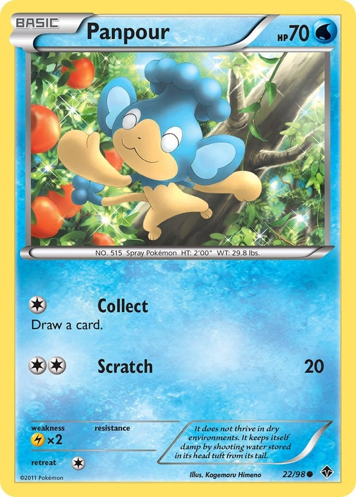 Image for Panpour (Emerging Powers) (22/98) - Pokemon