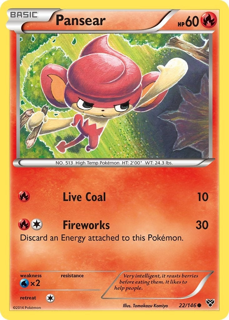 Image for Pansear (XY Base Set) (22/146) - Pokemon