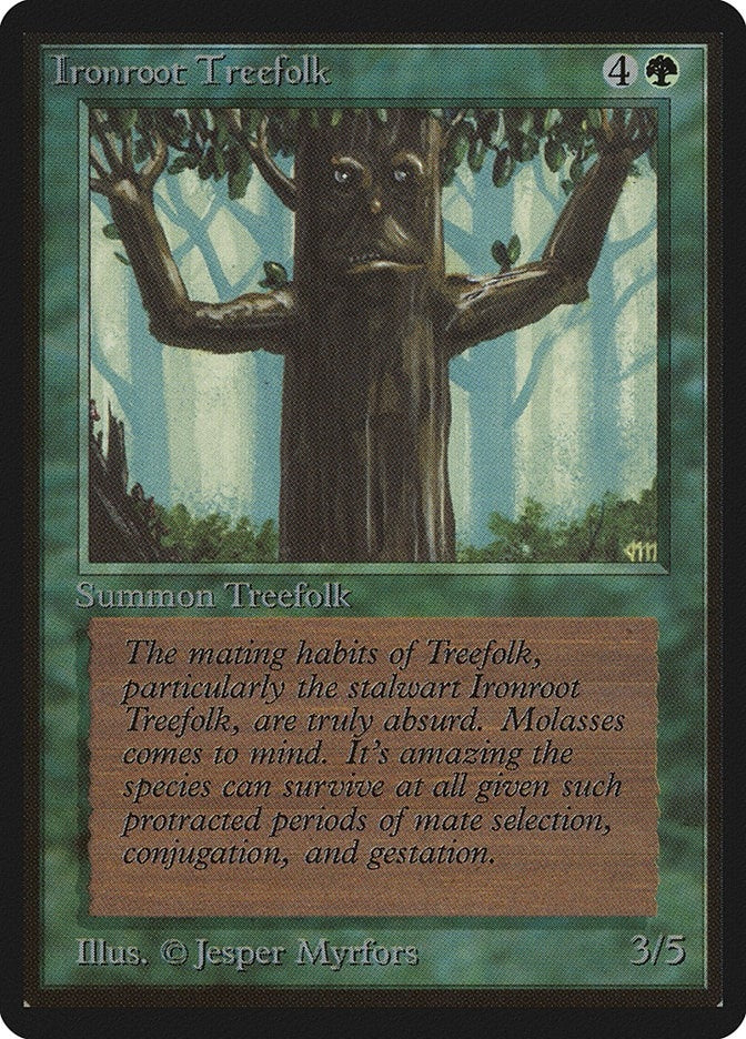 Image for Ironroot Treefolk (Beta Edition) - Magic: The Gathering