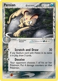 Image for Persian (Delta Species) (Holon Phantoms) (48/110) - Pokemon