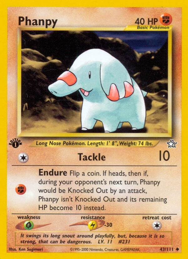Image for Phanpy (Neo Genesis) (043/111) - Pokemon
