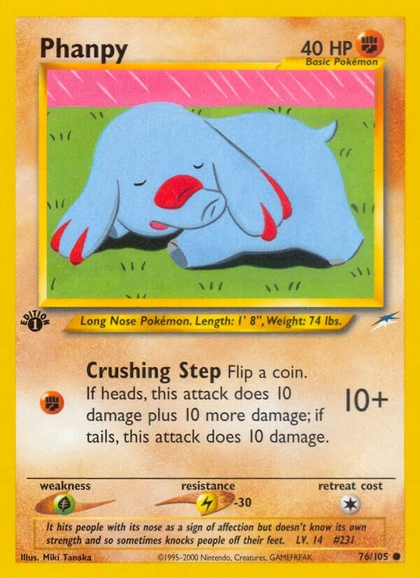 Image for Phanpy (Neo Destiny) (076/105) - Pokemon