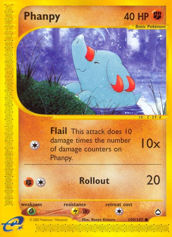 Image for Phanpy (Aquapolis) (100/147) - Pokemon