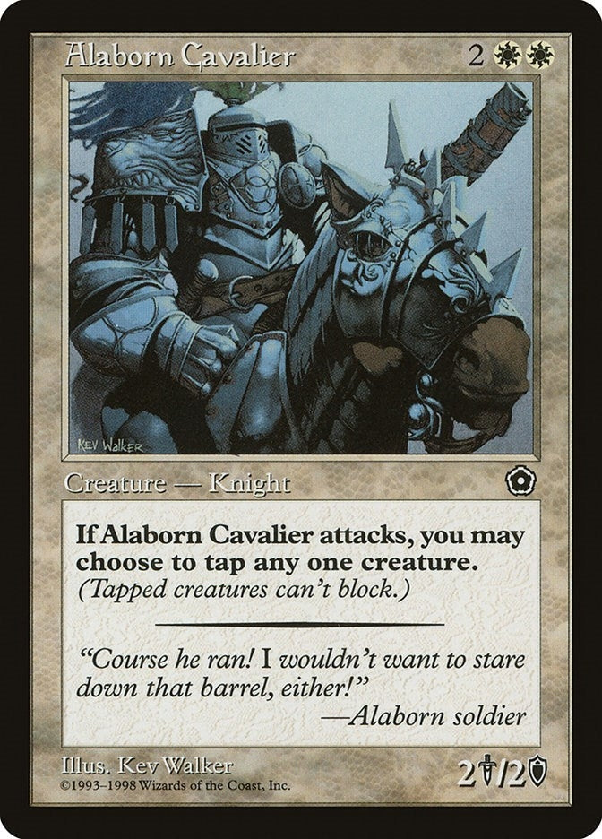 Image for Alaborn Cavalier (Portal Second Age) - Magic: The Gathering
